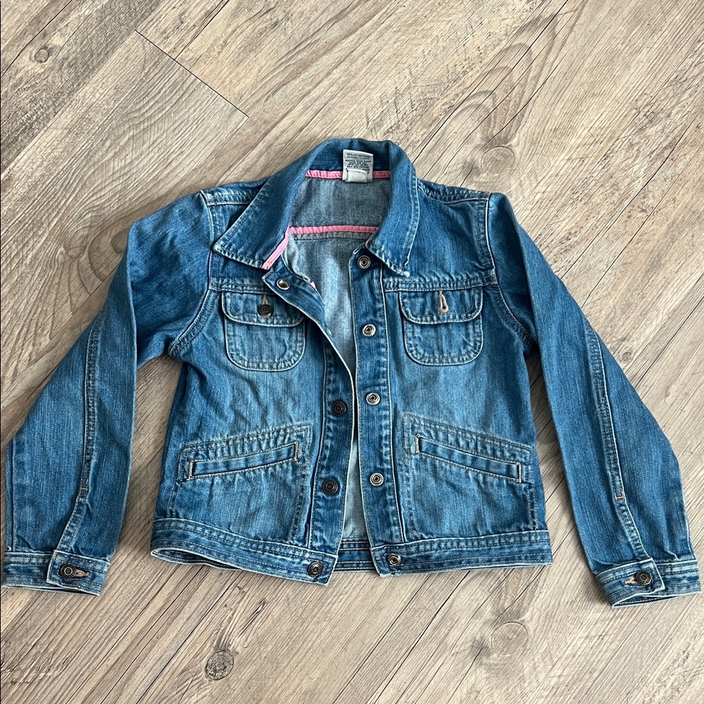 Old Navy Classic Blue Kids Jean Jacket - Picture 2 of 4